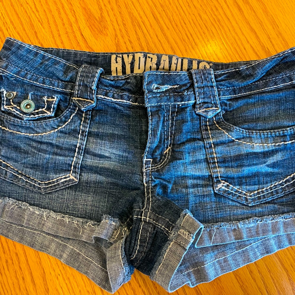 Hydraulic Jean Short Shorts 😉